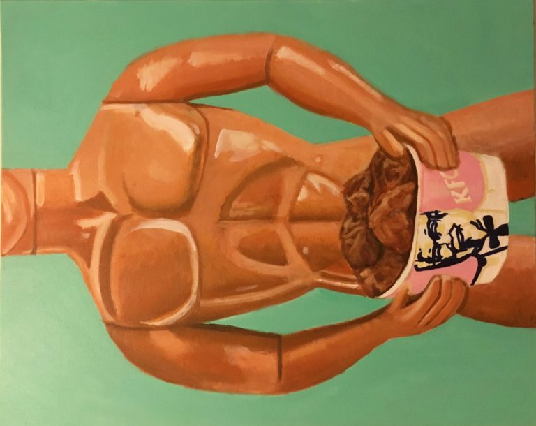 A Doll With Fries by Ashley Uzer